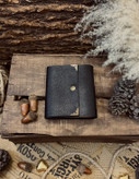 دفترچه چرم دستساز با دکمه کایرا